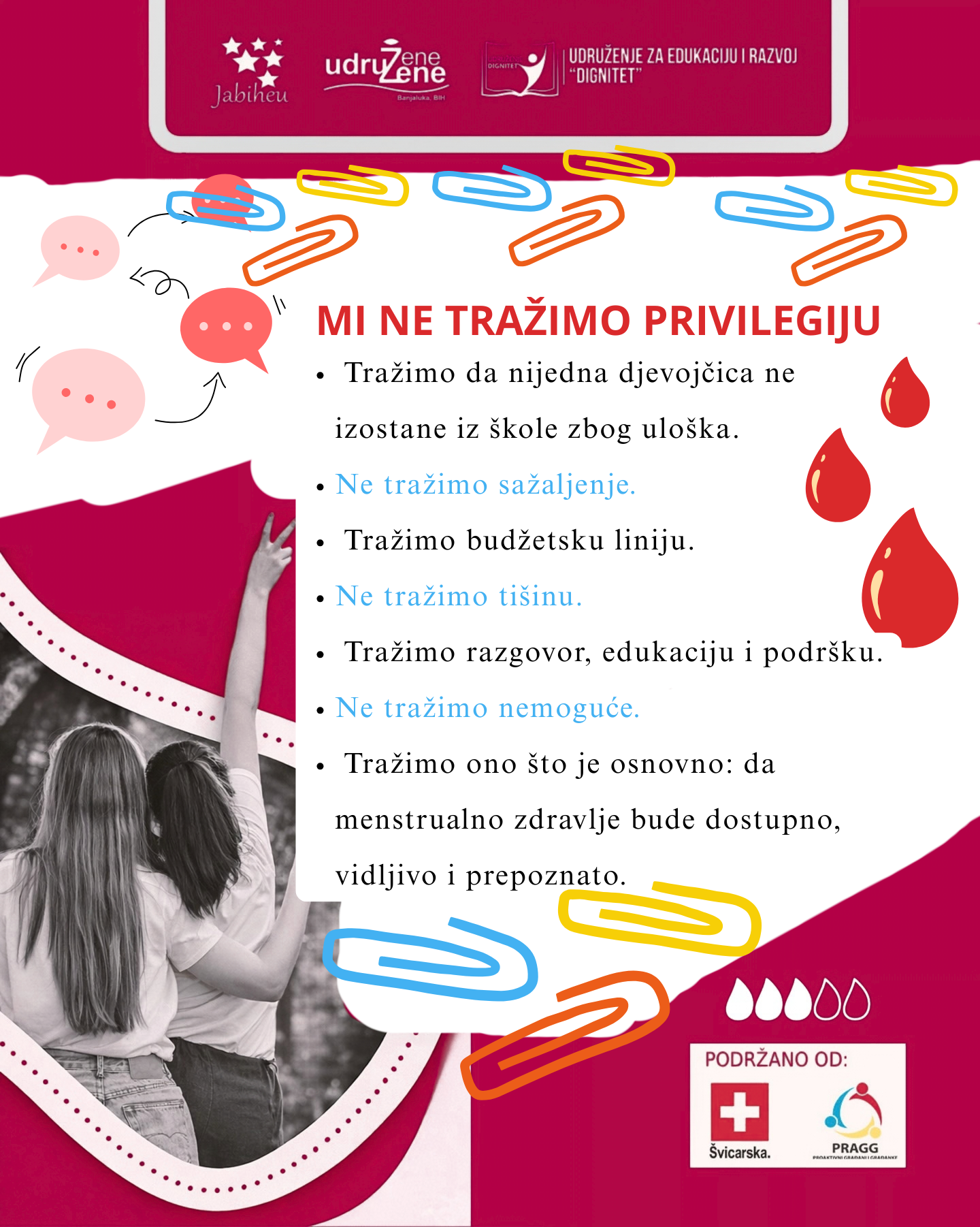 Mi ne tražimo privilegiju