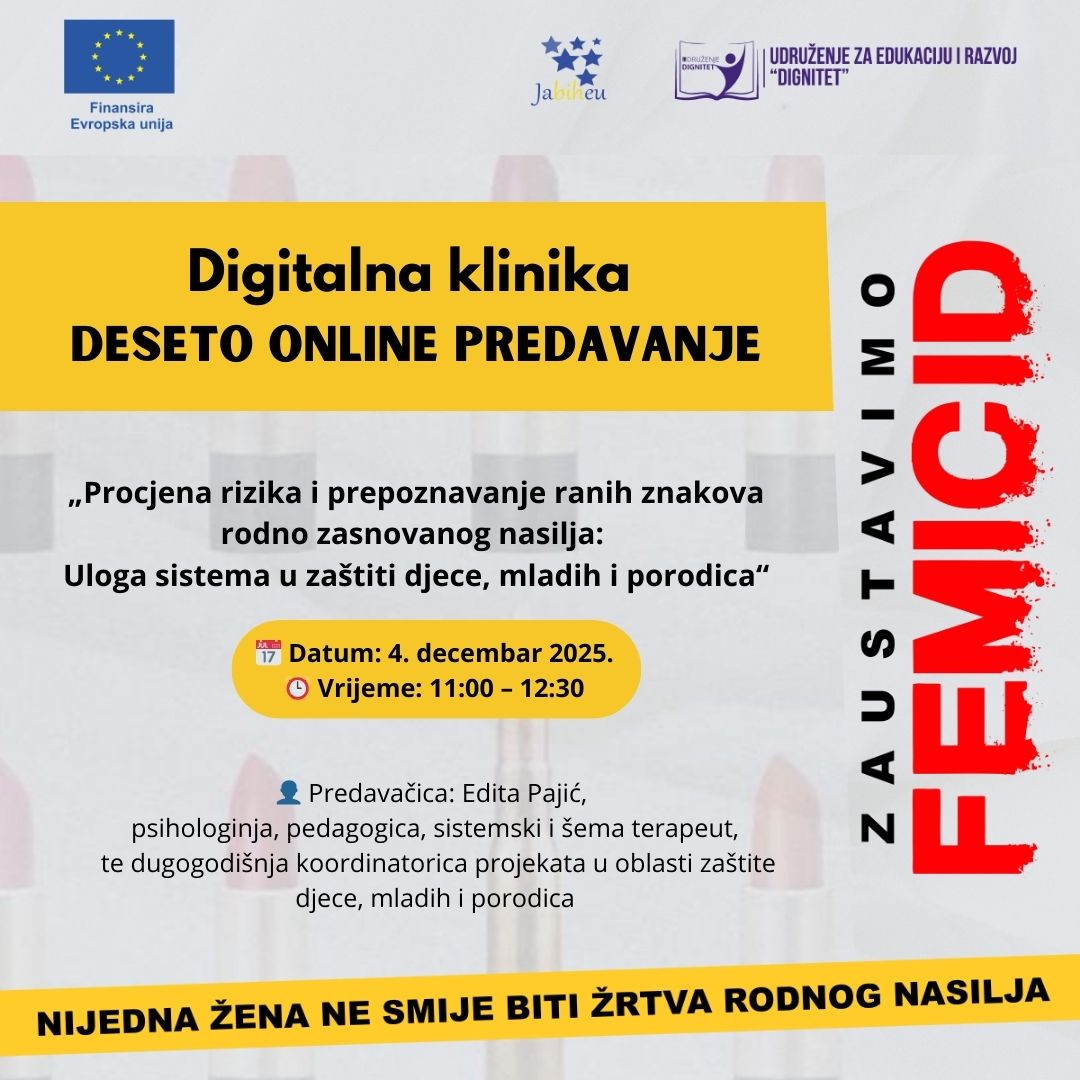 Deseto predavanje - ZAUSTAVIMO FEMICID