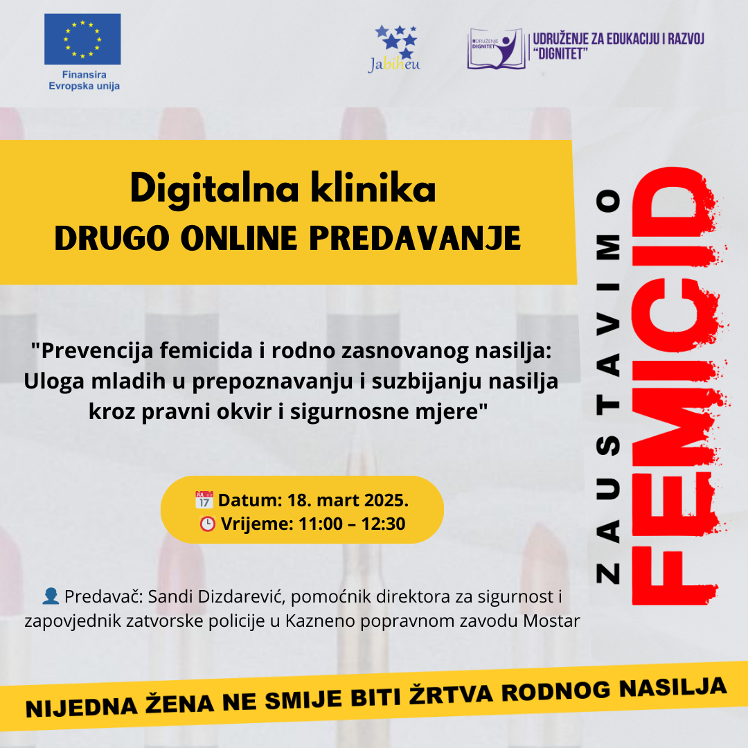 Uloga mladih u prepoznavanju i  suzbijanju nasilja kroz pravni okvir i sigurnosne mjere
